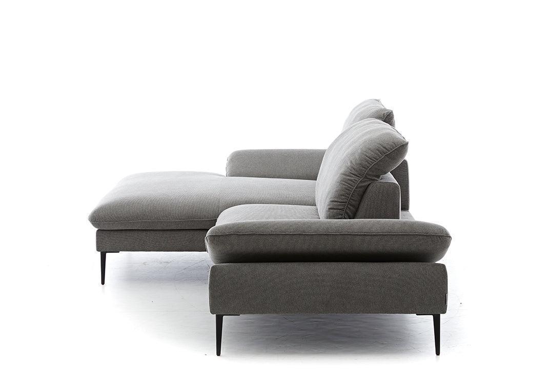 W.SCHILLIG Longchair enjoy&MORE 15450 Stoff R66/94 grey - Komfortmöbel24