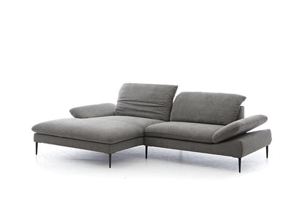W.SCHILLIG Longchair enjoy&MORE 15450 Stoff R66/94 grey - Komfortmöbel24