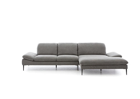 W.SCHILLIG Longchair enjoy&MORE 15450 Stoff R66/94 grey - Komfortmöbel24