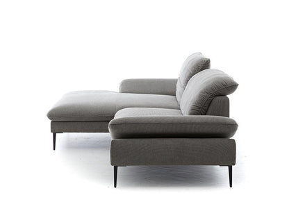 W.SCHILLIG Longchair enjoy&MORE 15450 Stoff R66/94 grey - Komfortmöbel24
