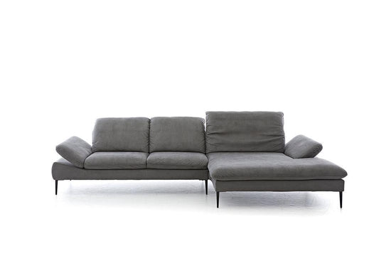 W.SCHILLIG Longchair enjoy&MORE 15450 Stoff S37/95 anthracite - Komfortmöbel24