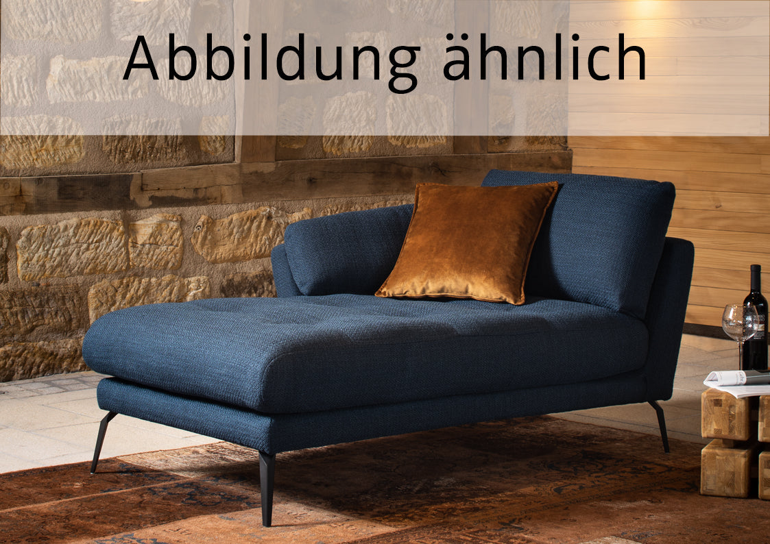 W.SCHILLIG Longchair «softy» 12301 in Leder Z59/99 schwarz - Komfortmöbel24