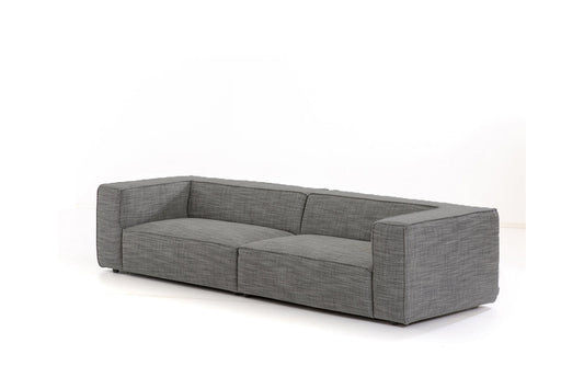 W.SCHILLIG Sofa «around-the-block» 18050 N120 in Stoff T88/94 dark steel - Komfortmöbel24