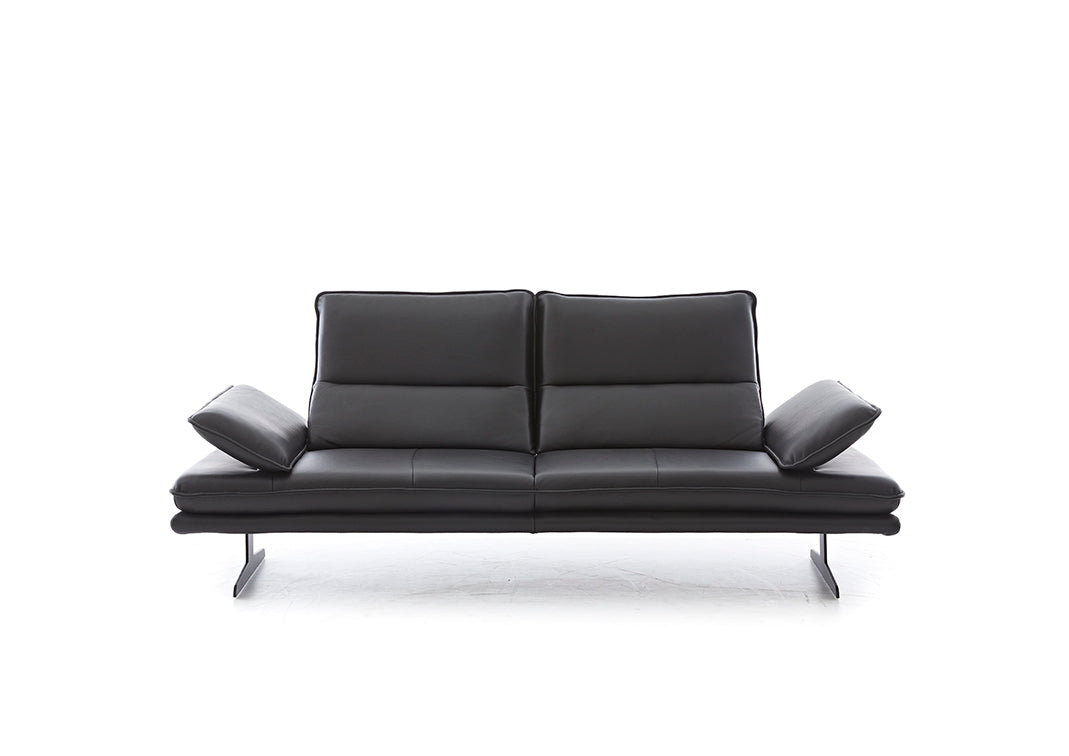 W.SCHILLIG Sofa «broadway» 16777 NL80 in Leder Z77/99 black