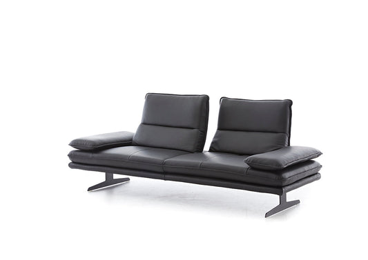 W.SCHILLIG Sofa «broadway» 16777 NL80 in Leder Z77/99 black