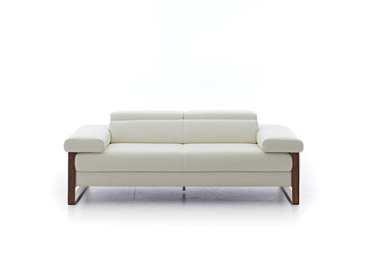W.SCHILLIG Sofa «finn» 20974 N70 in Leder Z59/42 weiss - Komfortmöbel24