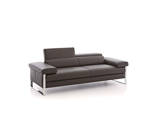 W.SCHILLIG Sofa finn 20974 N70 Leder Z59/54 braun - Komfortmöbel24