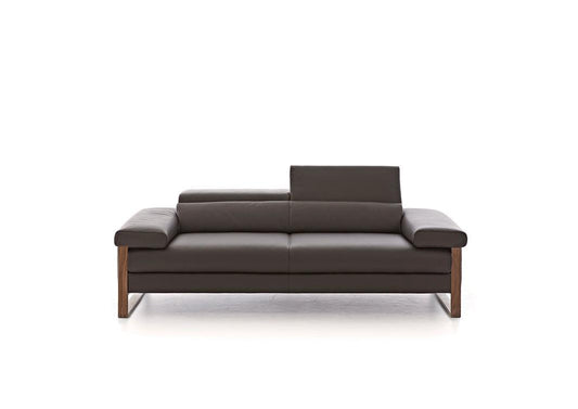 W.SCHILLIG Sofa finn 20974 N80 Leder Z59/54 braun - Komfortmöbel24