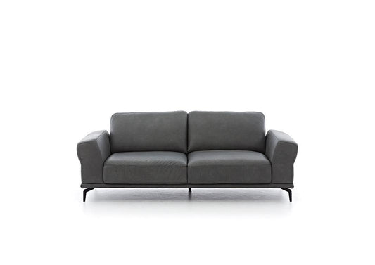 W.SCHILLIG Sofa montanaa 24250 N80 Leder Z69/95 anthracite - Komfortmöbel24