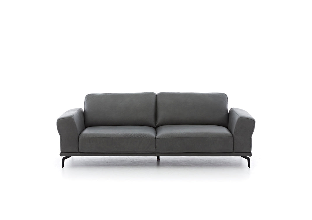 W.SCHILLIG Sofa «montanaa» 24250 N90 in Leder Z69/95 anthracite - Komfortmöbel24