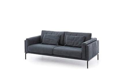 W.SCHILLIG Sofa «pierre» 23668 N80 in Leder Z78/28 navy - Komfortmöbel24