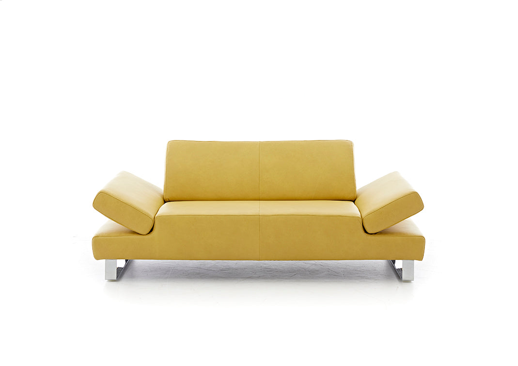 W.SCHILLIG Sofa «taboo» 22070 NF in Leder Z69/71 lemon - Komfortmöbel24