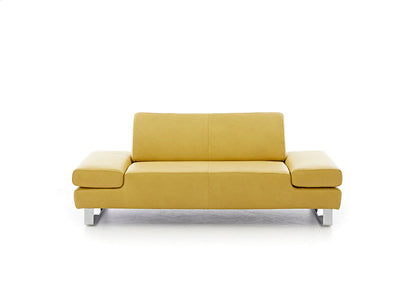 W.SCHILLIG Sofa «taboo» 22070 NF in Leder Z69/71 lemon - Komfortmöbel24