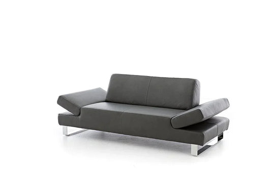 W.SCHILLIG Sofa taboo 22070 NL Leder Z69/95 anthracite - Komfortmöbel24