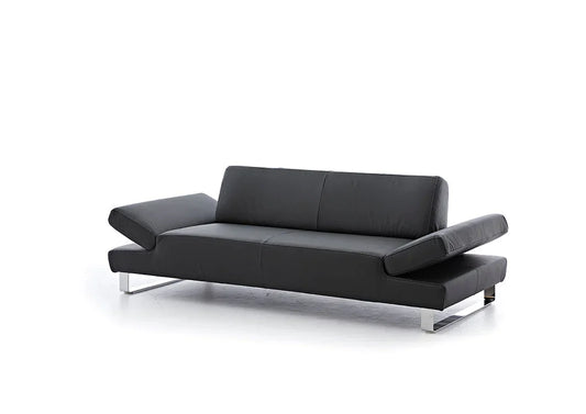 W.SCHILLIG Sofa taboo 22070 PL Leder Z59/99 schwarz - Komfortmöbel24