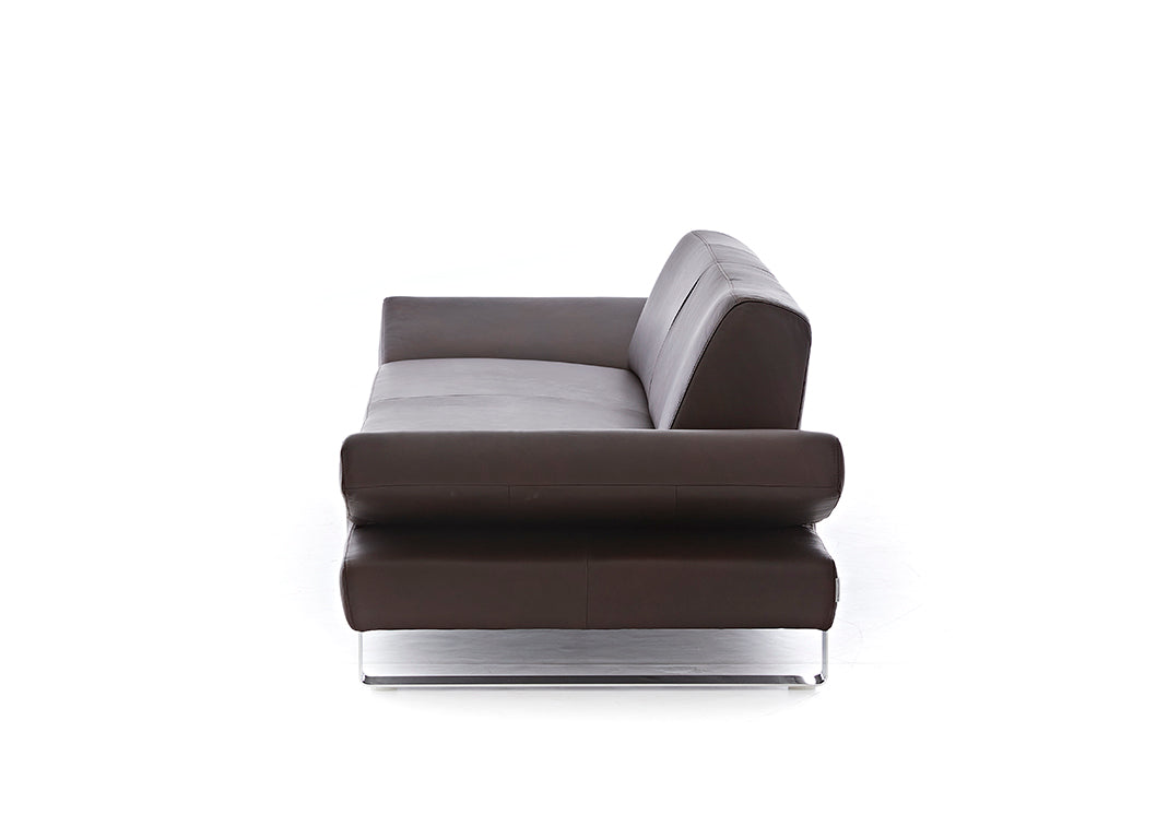 W.SCHILLIG Sofa «taboo» 22070 PL in Leder Z69/54 mocca - Komfortmöbel24