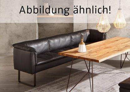 W.SCHILLIG seat&eat «lounge» 11752 B190 in Leder Z73/54 mocca - Komfortmöbel24
