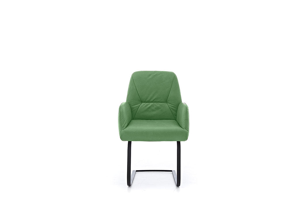 W.SCHILLIG seat&eat «ole» 11620 MEZ in Leder Z69/33 green - Komfortmöbel24